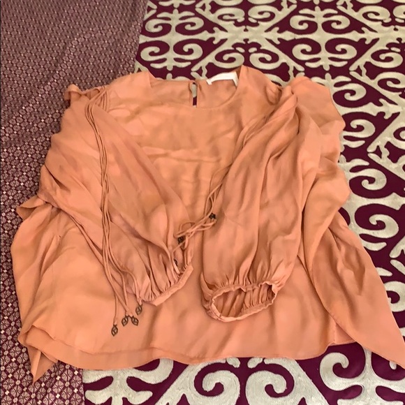 See by Chloe Silk Frill Top - Picture 5 of 8